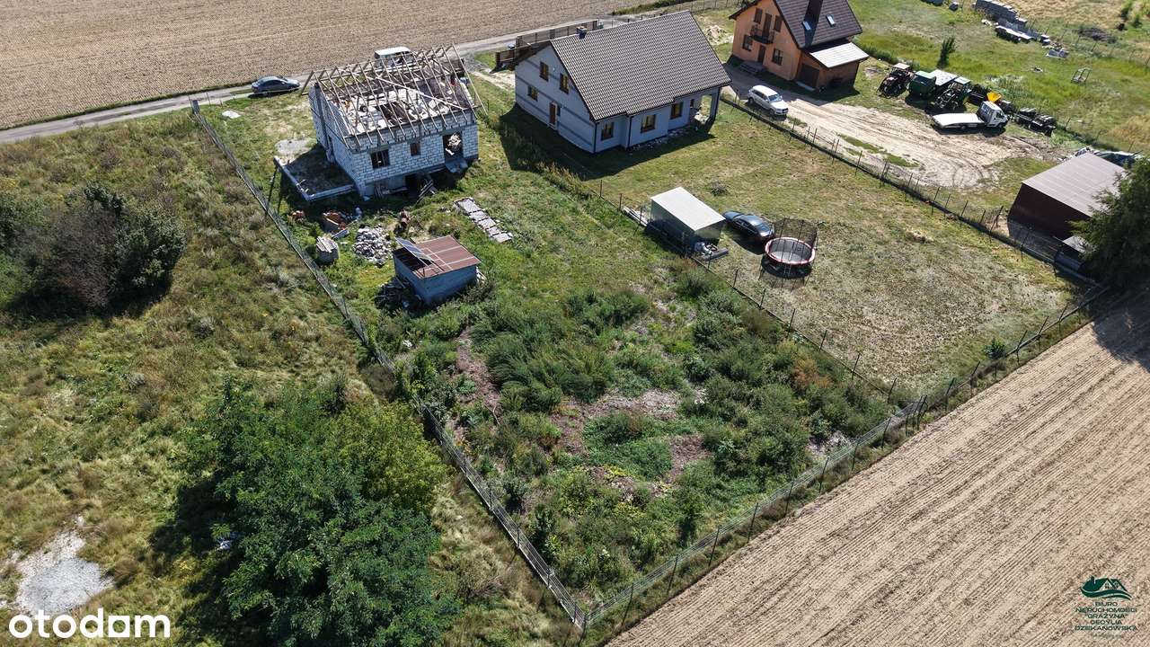 Dom 90m w surowym stanie otwartym z działką Rudunki-15