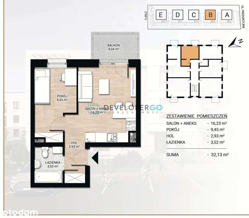 Mieszkanie w kameralnym bloku już od 350.000 - Pełny obrazek: 5/6