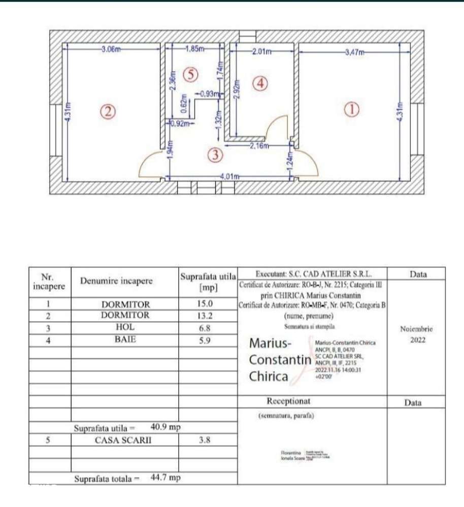 Casa Vilă 3 camere 2 băi și terasă Măgurele Ilfov cu teren 500 mp. - Imagine principală: 5/15