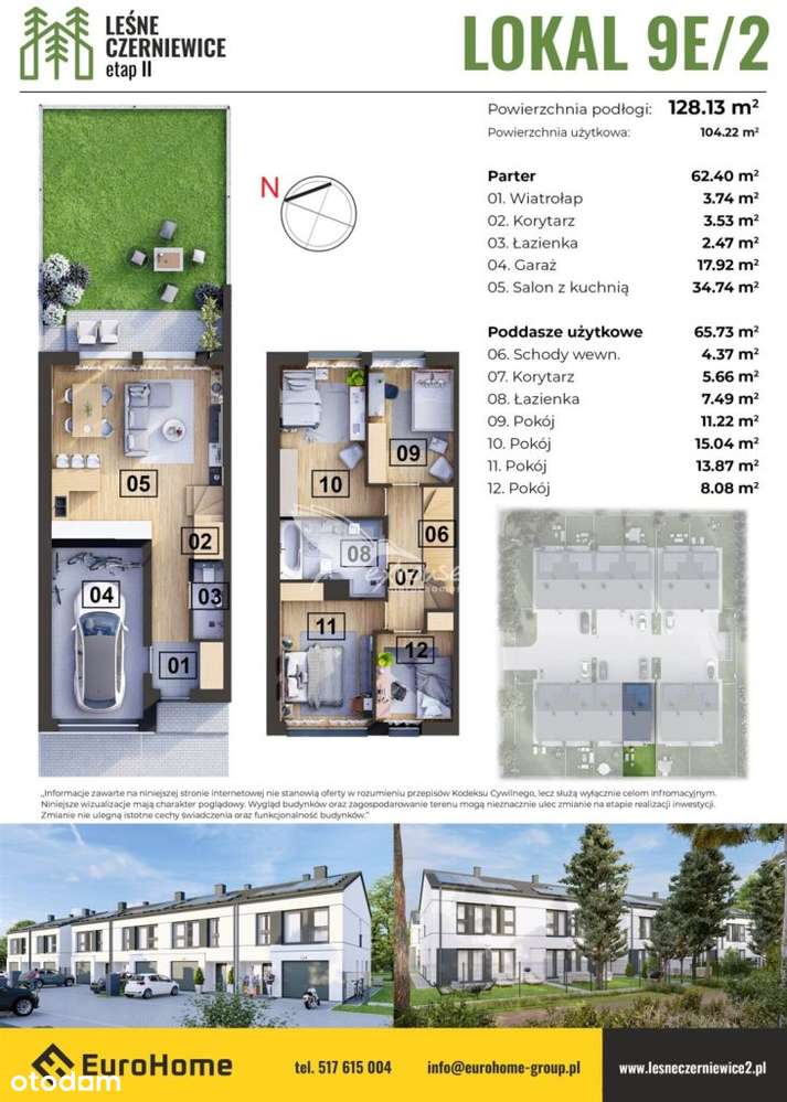 Czerniewice|Przy Torze 9|Bliźniak 5 Pokoi|128 m2-17
