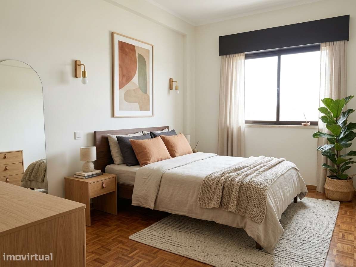 Apartamento T2 com lugar de garagem, Fogueteiro - Paivas-2