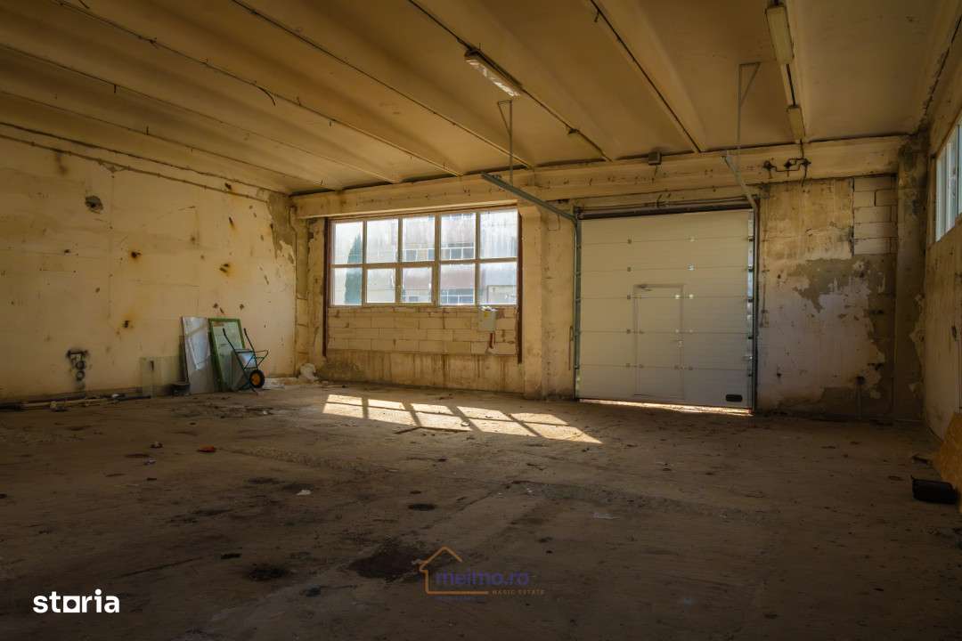 Hala de 307 mp – pozitie strategica intre Gara si Școala Nr. 2-1