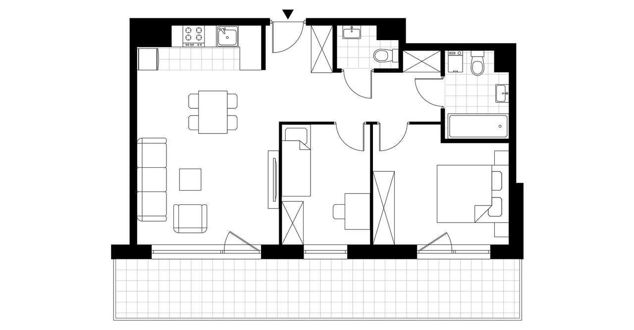 3-pokojowe mieszkanie 57m2 + balkon Bez Prowizji - Pełny obrazek: 3/8