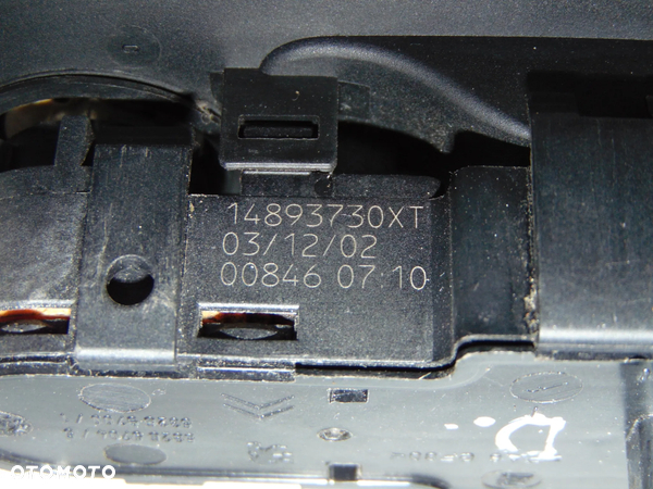SPRAWNY przełącznik panel szyb lusterek 14893730XT  Fiat Ulysse 2 II Lancia Phedra Citroen C8 Peugeot 807 - 12