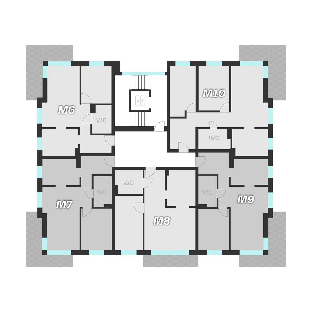 Nowoczesny apartament z ogródkiem i garażem w zielonej części Otwocka - Pełny obrazek: 5/12