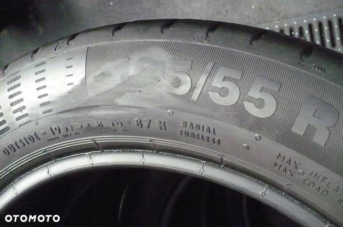 2x CONTINENTAL EcoContact 5 195/55R16 6,1mm - 6,6mm 2021 - 5