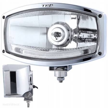 HALOGEN REFLEKTOR LED DALEKOSIĘŻNY CHROMOWANY - 1