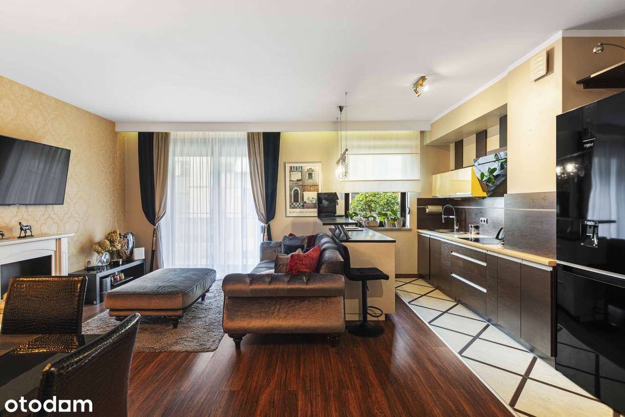 Elegancki apartament 80m2, 3 pokoje, ogródek-1