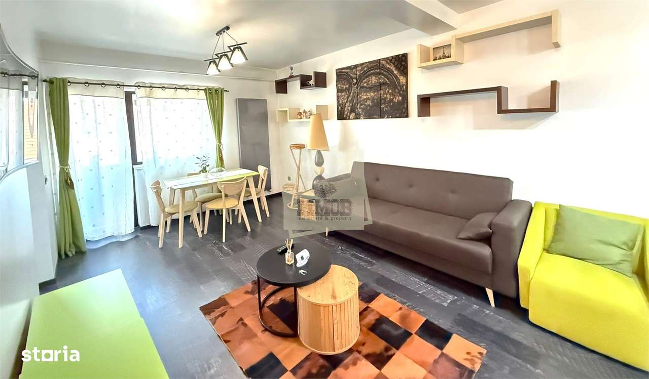 Apartament mobilat 3 camere etaj 2 balcon boxa in Arhitectilor-2