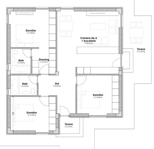 Casa P + Pod /4 camere/ Com.Berceni / Comision 0 %-4