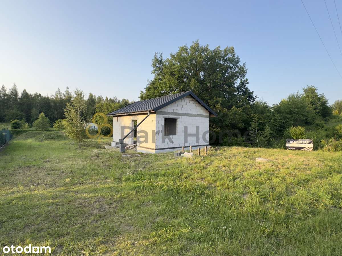 Działka z rozpoczętą budową domku letniskowego - Pełny obrazek: 2/13