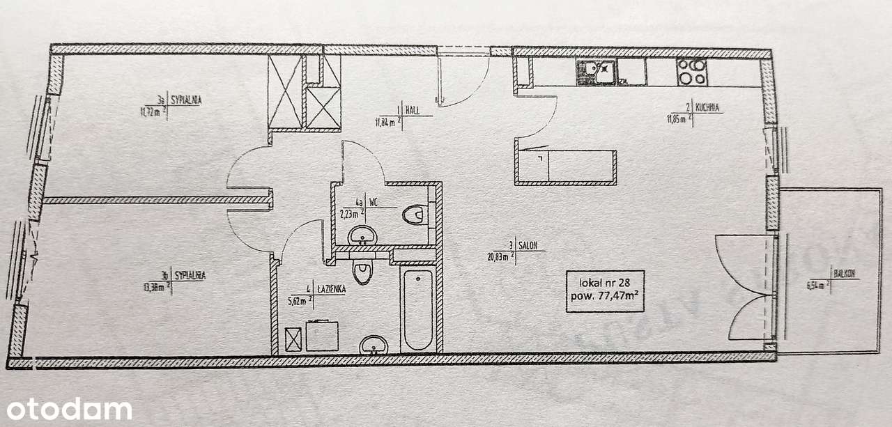 Mokotów Park - apartament 3 pokoje z balkonem-6