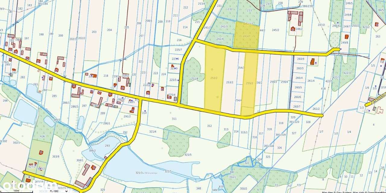Obok A2 Czarna gm Stanisławów 0,56-1,17ha WZ  Media budowlane - Pełny obrazek: 4/11