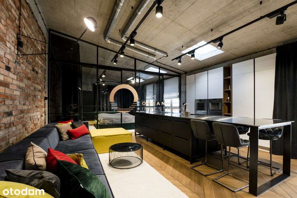 Designerski apartament Bliska Wola loft - Pełny obrazek: 5/12