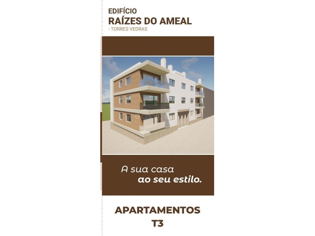 Apartamento T3 Moderno com box de garagem e espaço exterior no Amea... - Grande imagem: 1/2