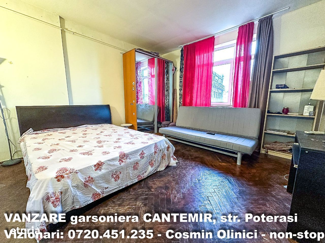 VANZARE garsoniera zona CANTEMIR, decomandat, centrala proprie