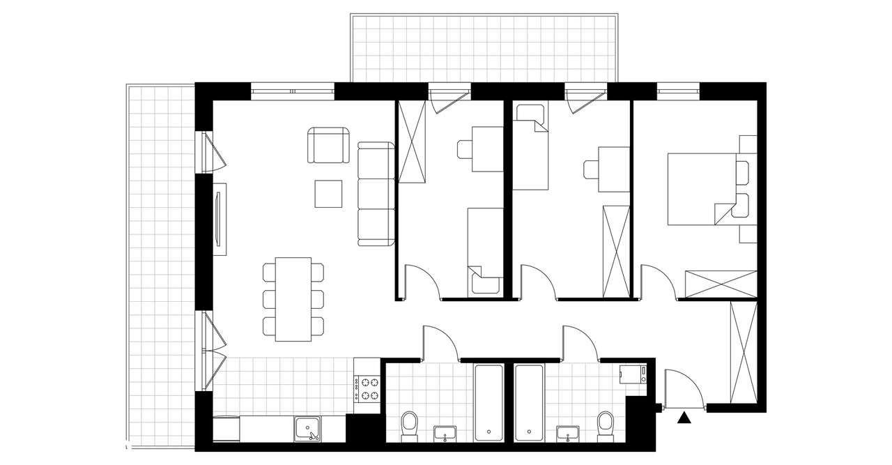 4-pok. mieszkanie 82m²+2 balkony|gotowe do odbioru - Pełny obrazek: 3/8