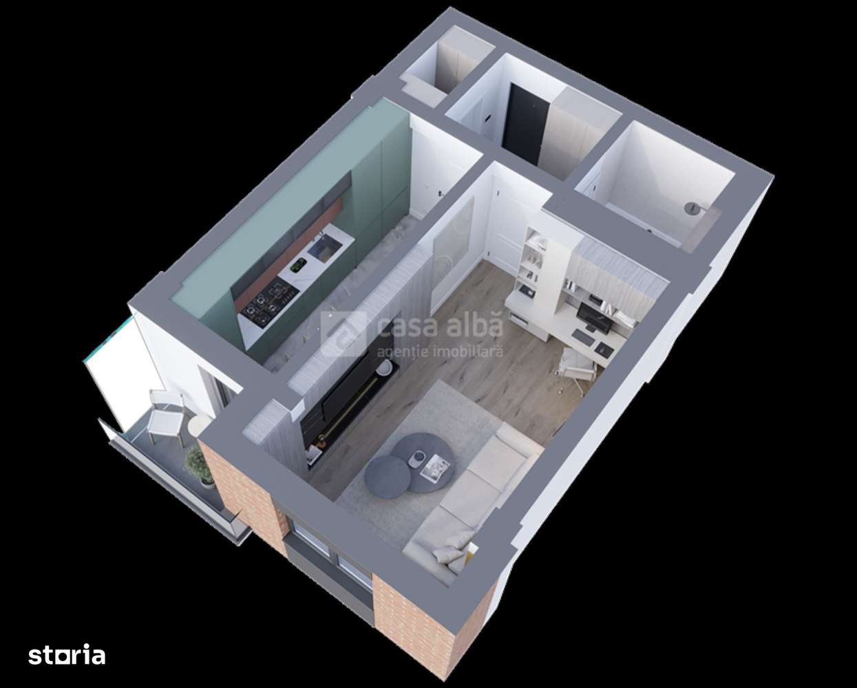 Ultracentral - 1 camera smart home, imobil nou, disponibil mutare - Imagine principală: 4/14