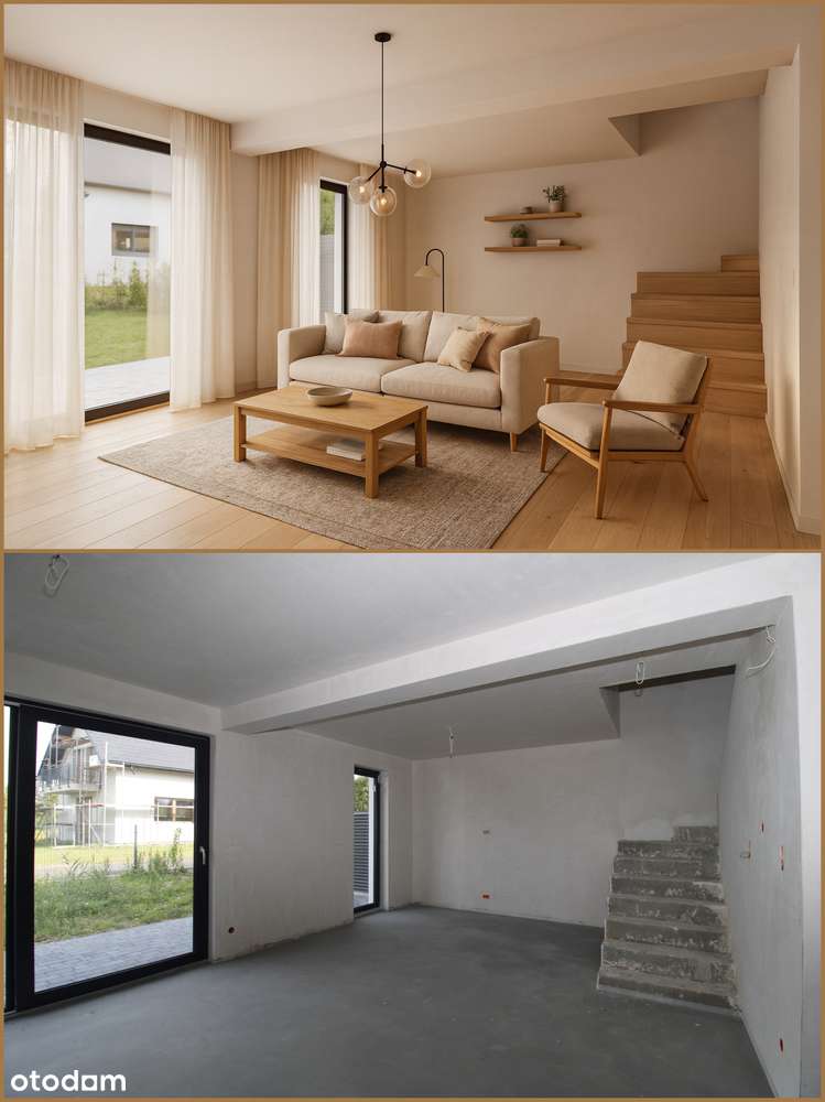 Bliźniak w spokojnej okolicy, cichy azyl dla rodziny | Ul. Glinik-2