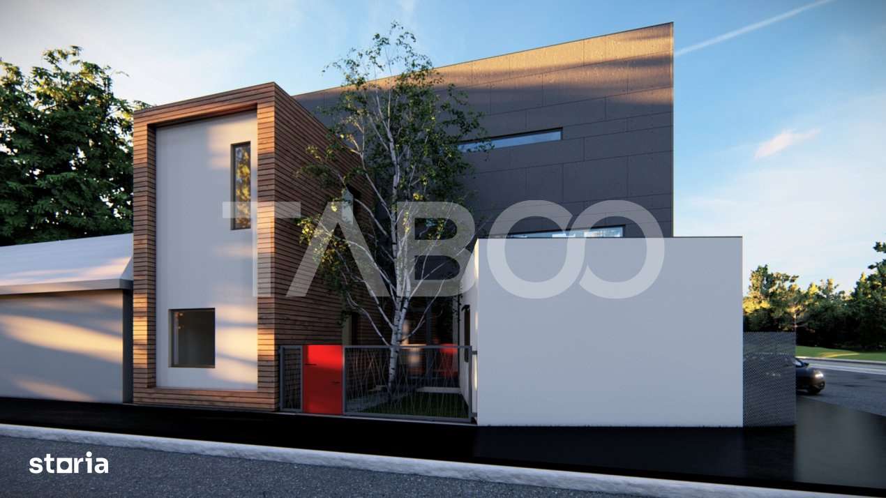 Casa individuala de vanzare cu terasa teren 320 mp zona Centrala Sibiu - Imagine principală: 5/11