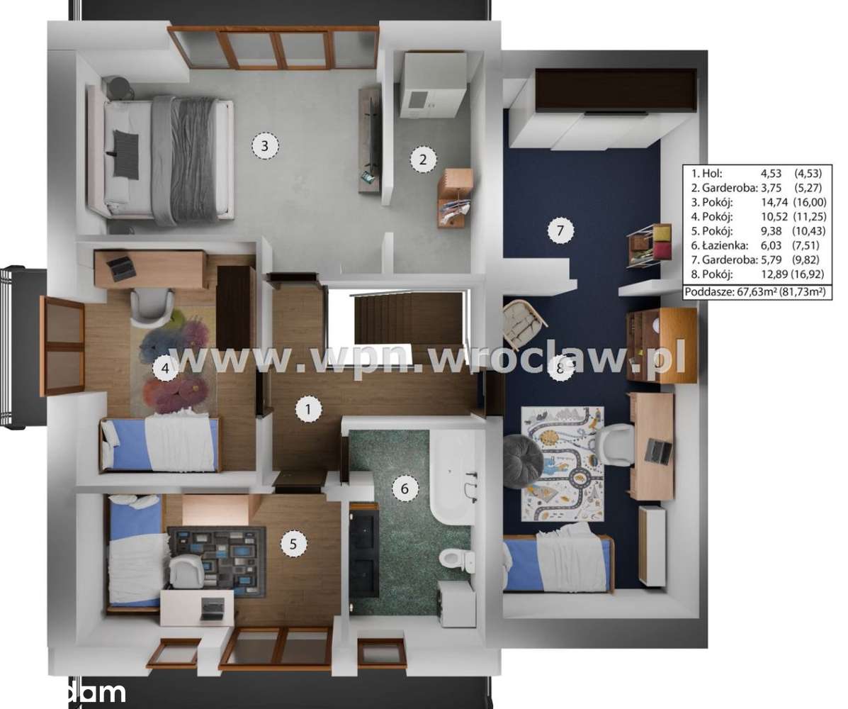 Komfortowy bliźniak 156mkw, garaż, duża działka - Pełny obrazek: 5/12