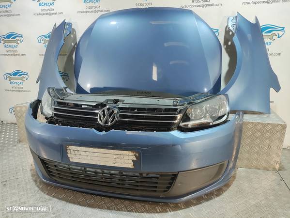 FRENTE COMPLETA VW VOLKSWAGEN TOURAN 2 II MK2 1T3 CAPOT PARACHOQUES GUARDA-LAMAS OTICAS RADIADOR VENTILADOR FRENTE FIBRA REFORÇO - 2