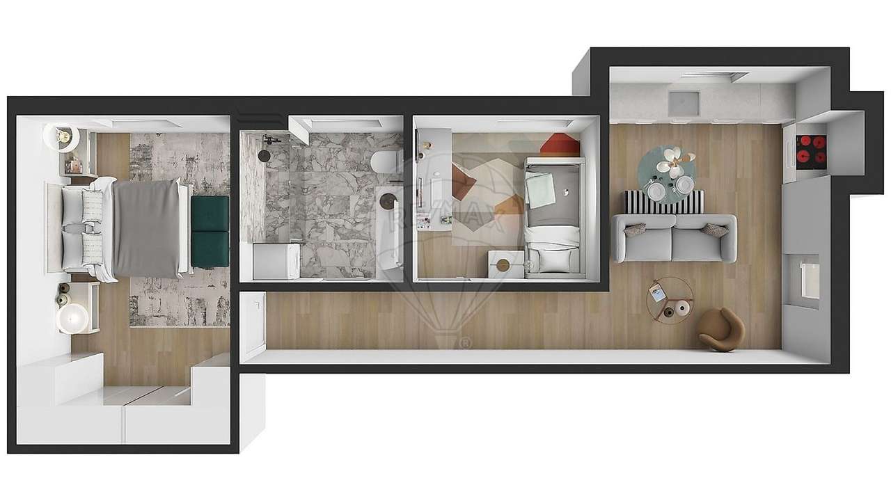 Apartamento T1 para venda - Grande imagem: 3/6