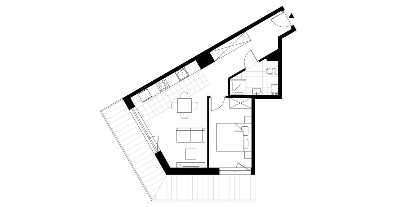 Ultradom | mieszkanie 2-pok. | M125 - Pełny obrazek: 5/10