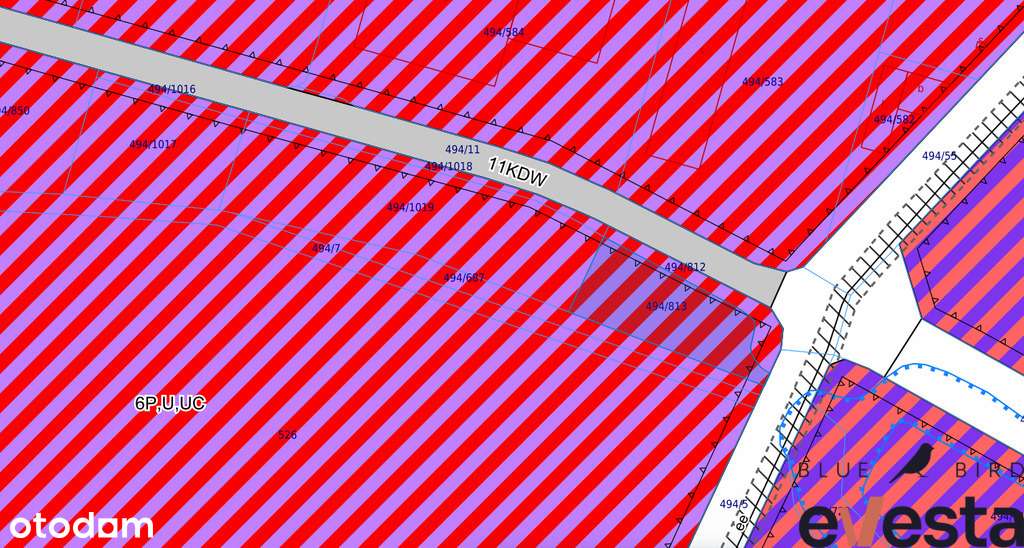 Działka usługowa/przemysłowa, 1705 m2, Stanowice - Pełny obrazek: 4/4