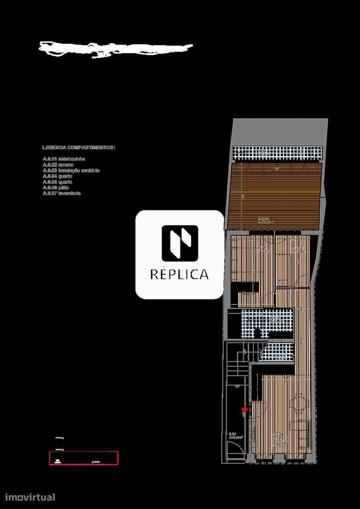 Apartamento T2 Novo com Terraço - Grande imagem: 5/9