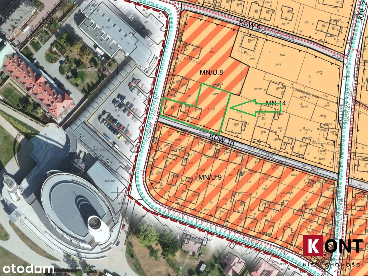 Łagiewniki/ działka 1296 m2/ kamienica/ 2 garaże-0