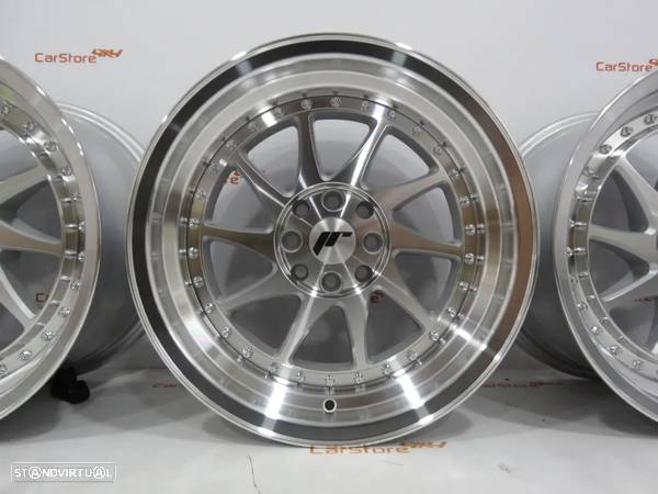 Japan Racing JR26 15x8 ET25 4x100/108 Machined Sil - 3