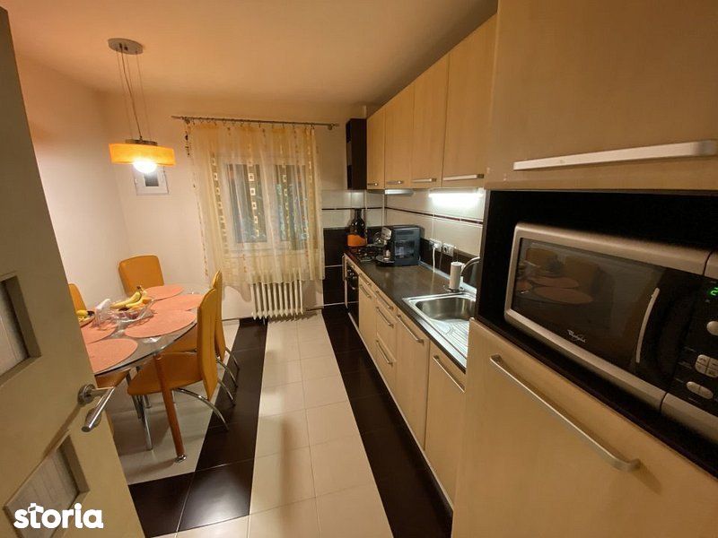 Soarelui - Apartament decomandat cu 3 camere, complet mobilat si utila