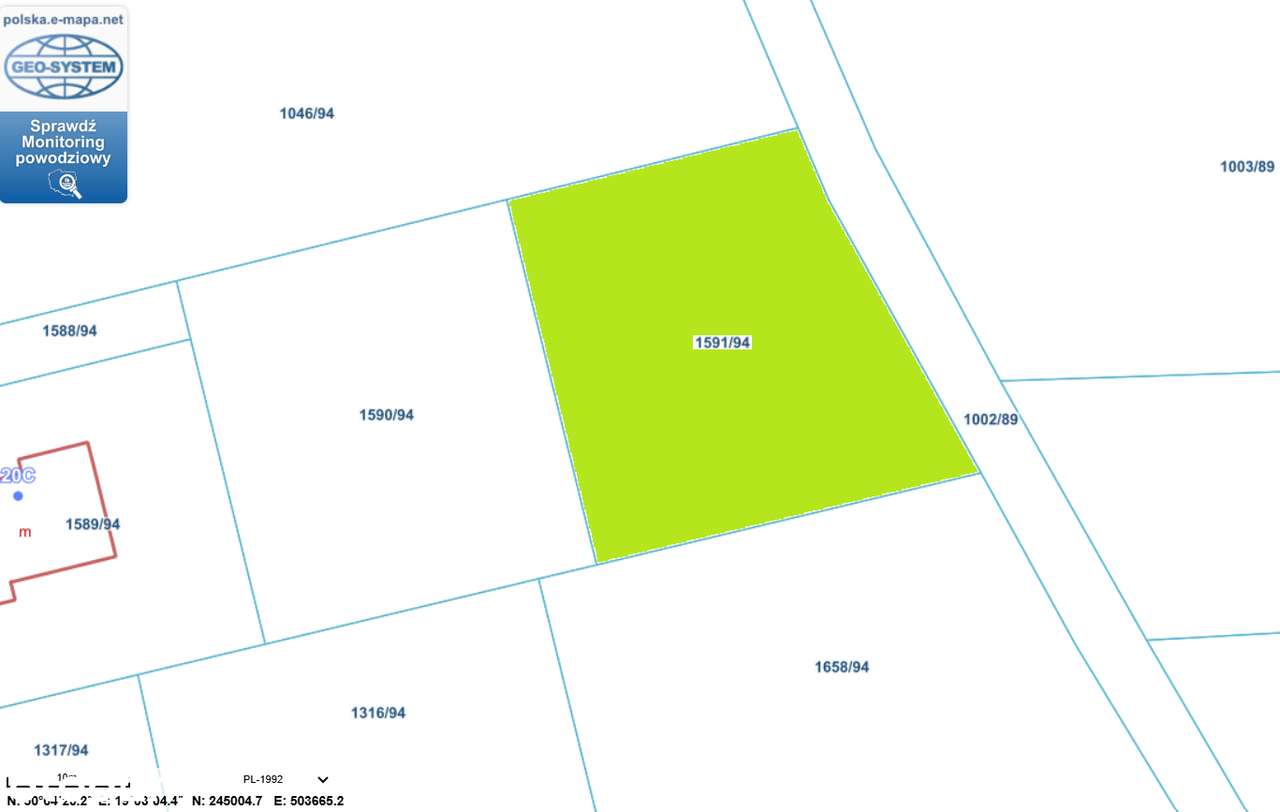Sprzedam działkę z domkiem w Świerczyńcu-6