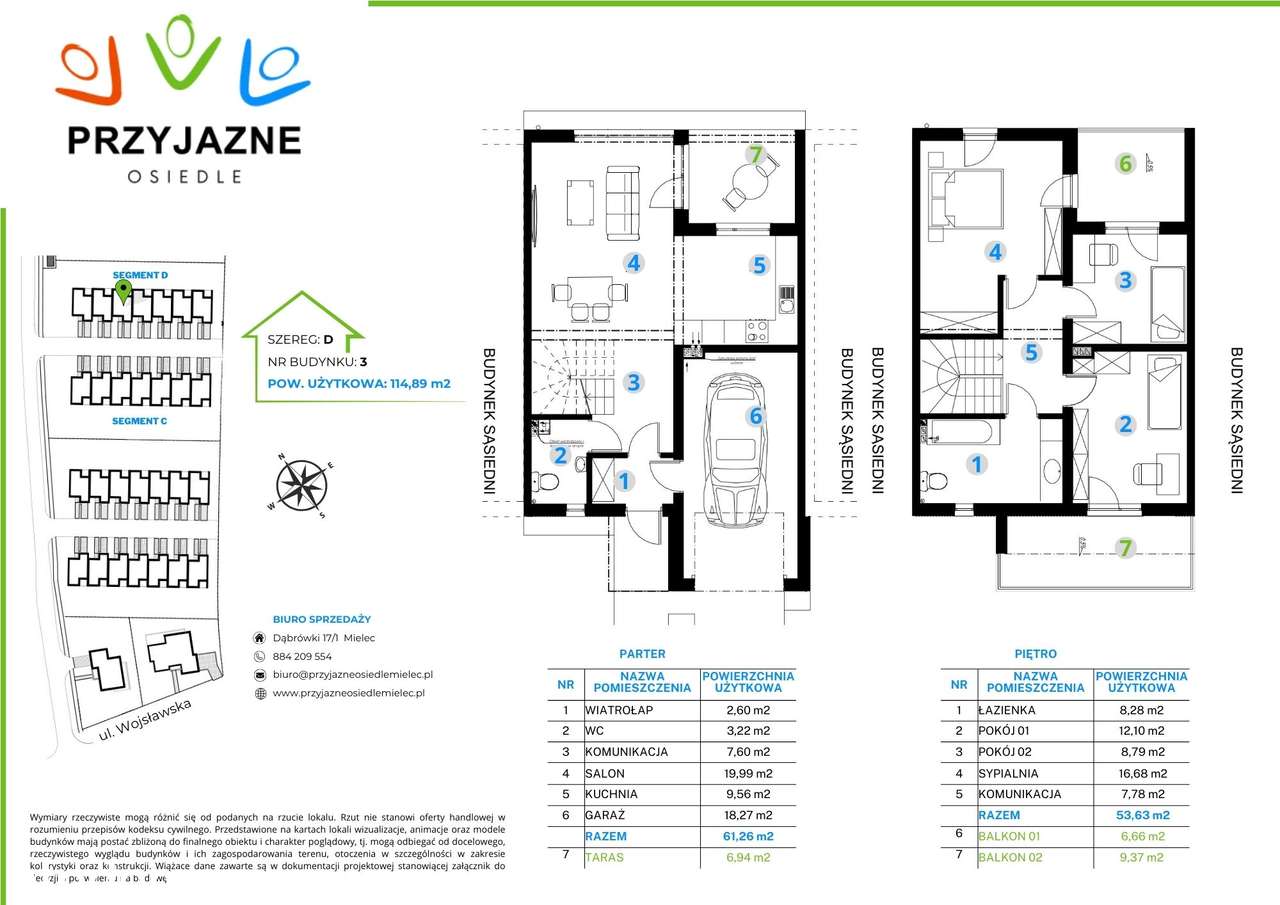 Przyjazne Osiedle - dom 114,89 m2 - D2 - D6-6