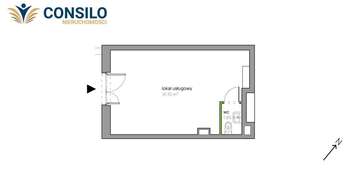 Kompaktowy lokal usługowy - Bochenka Vita - Pełny obrazek: 5/12
