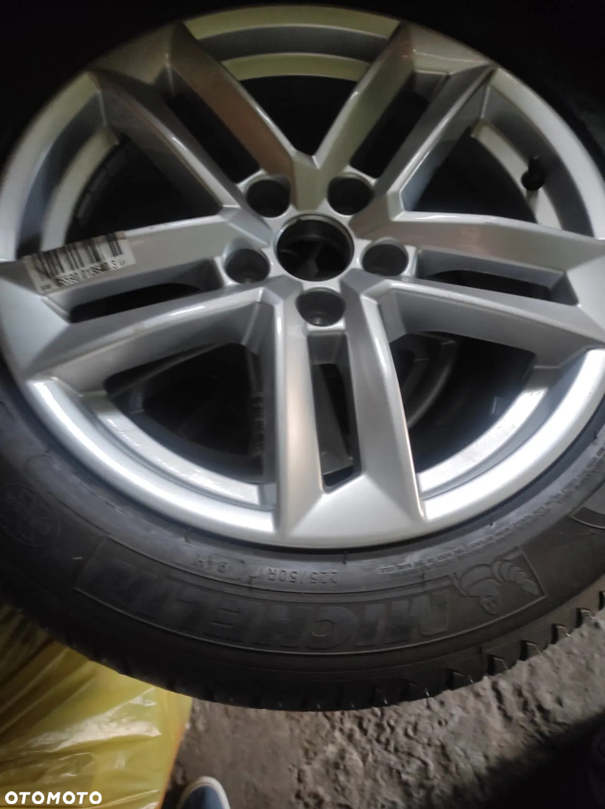 4× Felga aluminiowa Audi OE 17cali + Nowe Opon Michelin Primacy3 225/50 R17 - 7