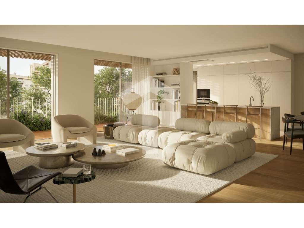 Apartamento T2 de Luxo no Empreendimento RAIZ - Boavista | 128m² + ...-0