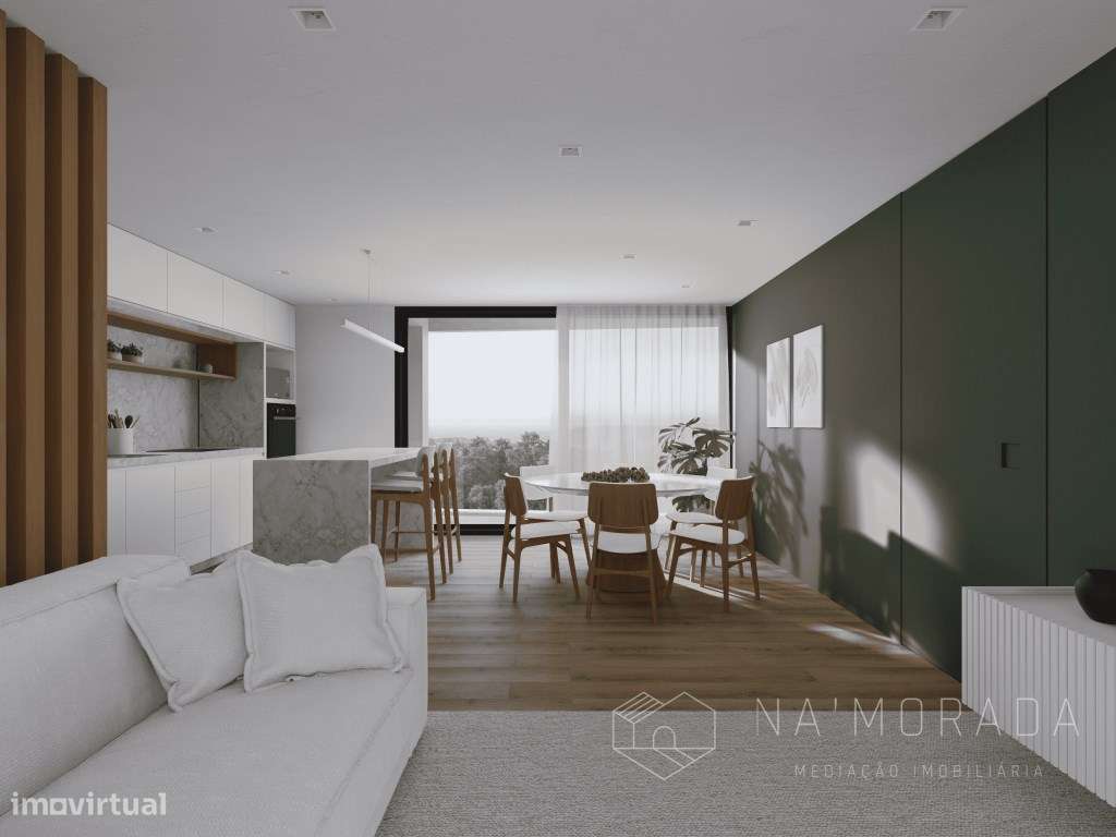 Apartamento T3 com terraço de 40m2 em São Félix da Marinha - Grande imagem: 5/33