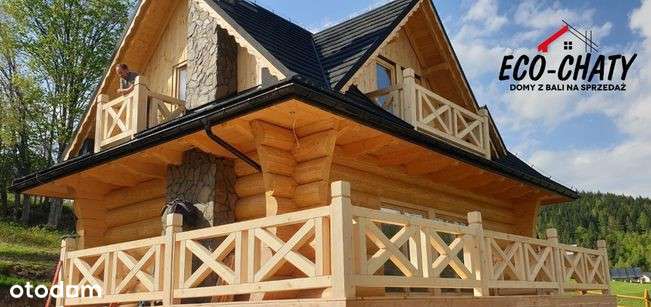 Nowy Dom z drewna widokowa działka Kraków Skawina-10