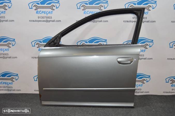 PORTA PORTAS FRENTE FRONTAL ESQUERDA AUDI A4 B7 SLINE 8E0831051L 8E0831051 FECHO ELEVADOR MOTOR PUXADOR VIDRO RETROVISOR RETROVISORES - 1