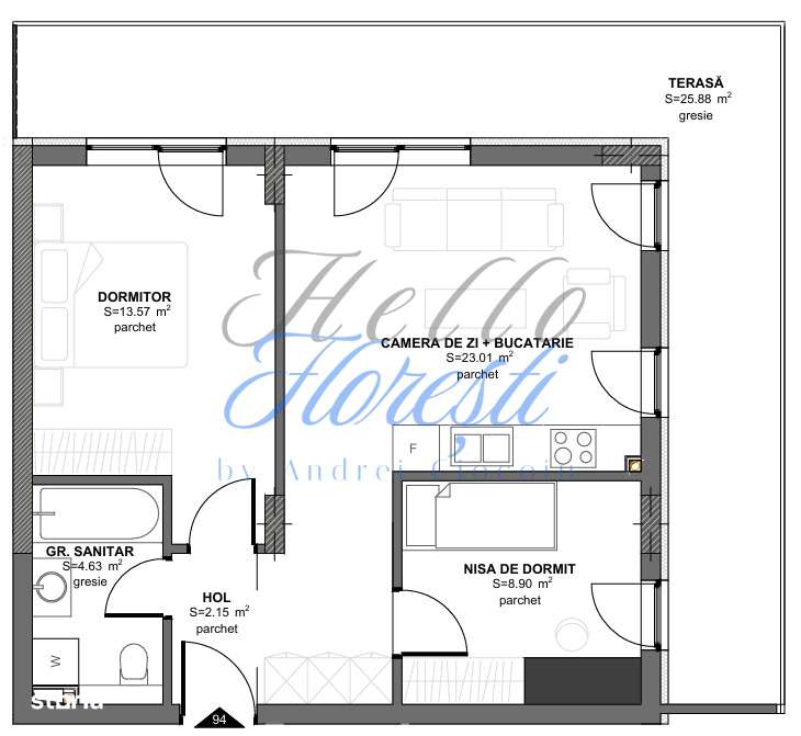 Apartament 3 camere in zona Eroilor - Imagine principală: 1/3