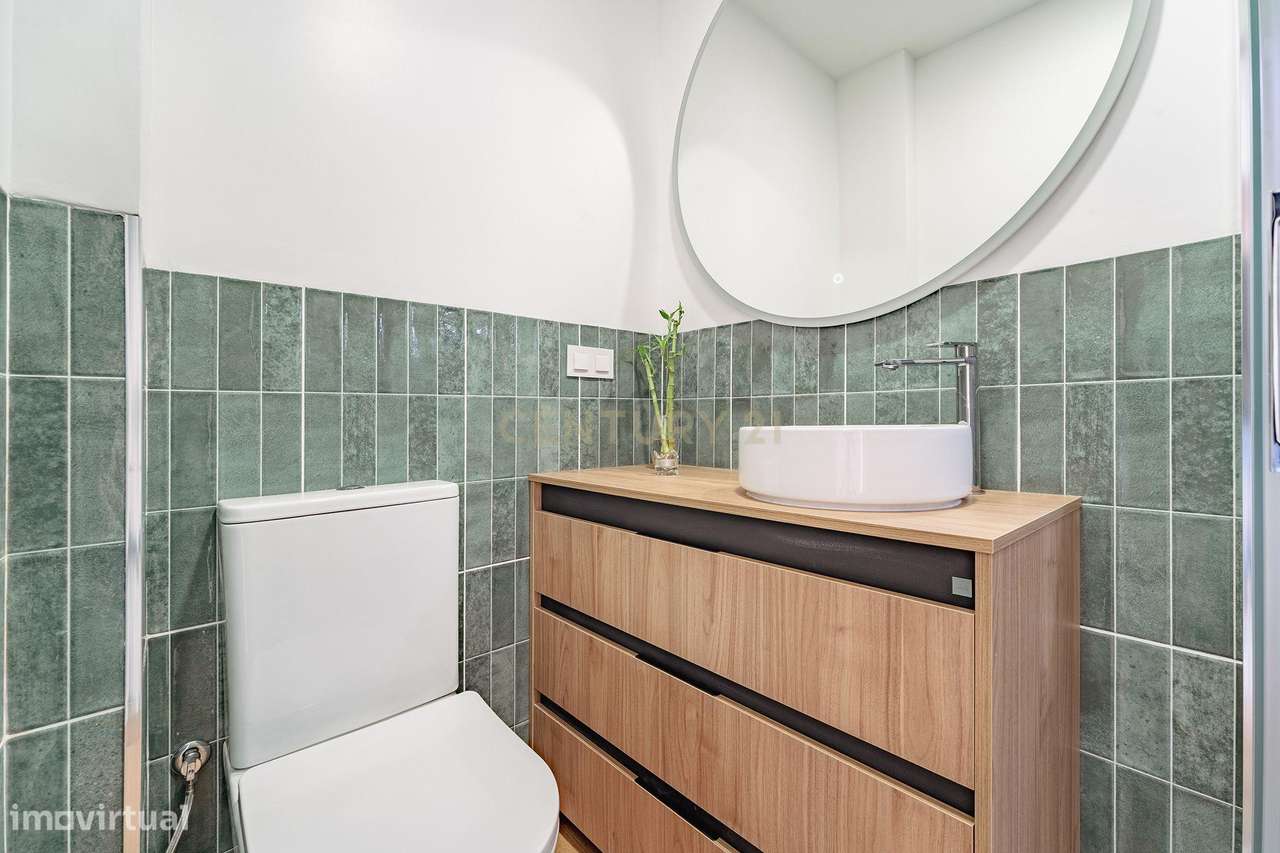 Apartamento T2 Fogueteiro com Logradouro-14