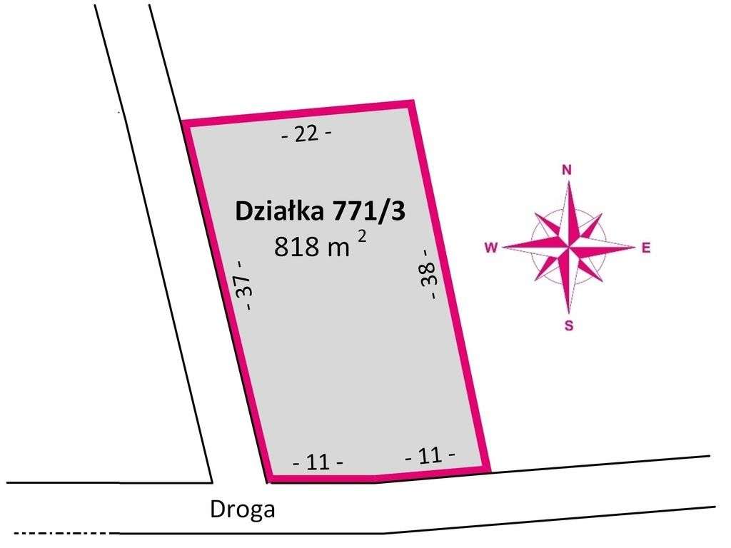 Ogrodzona działka 8 ar z Wz, wszystkie media - Pełny obrazek: 4/14