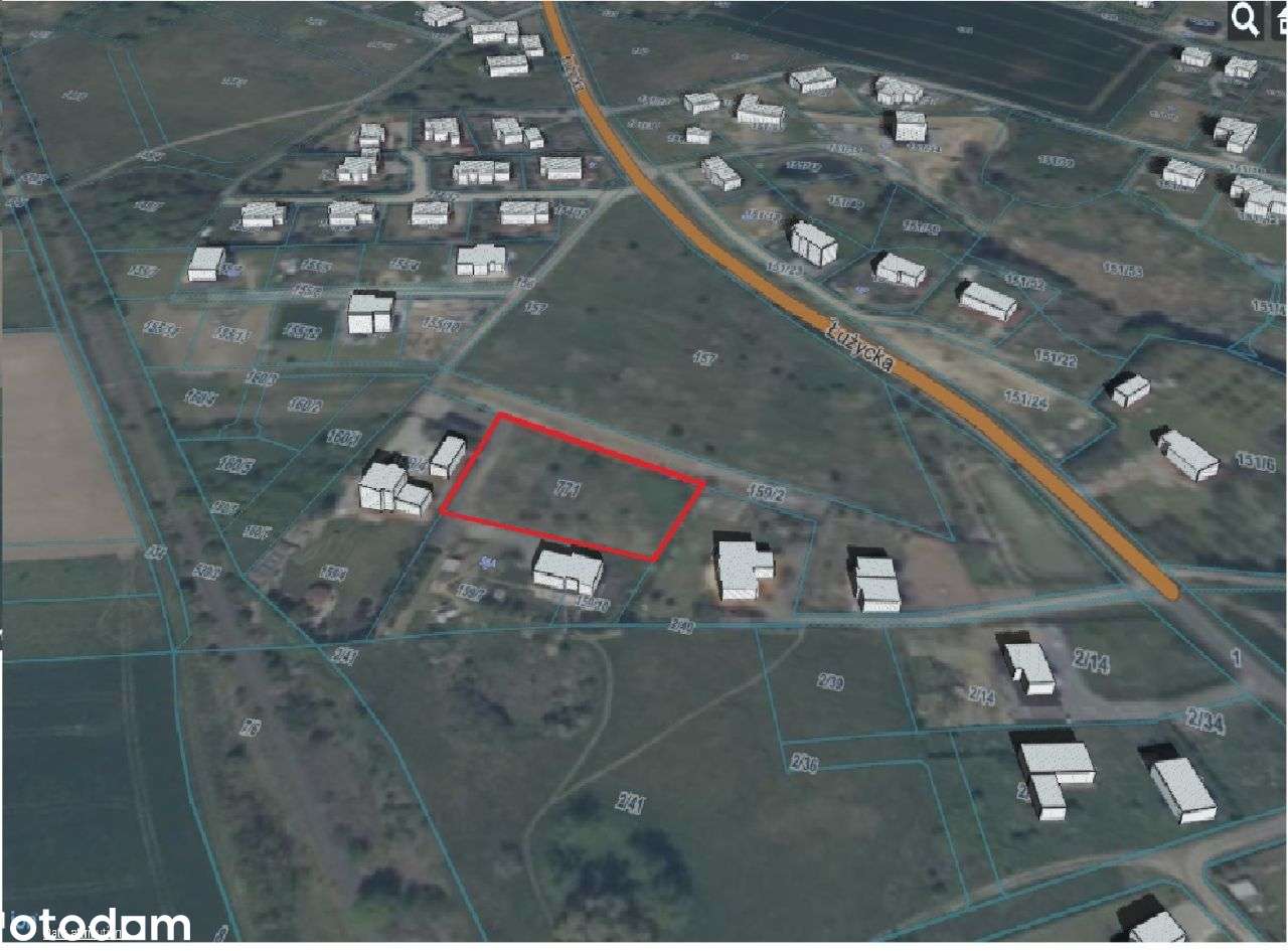 Atrakcyjna działka budowlana 2650m2 ul. Łużycka - Pełny obrazek: 4/7