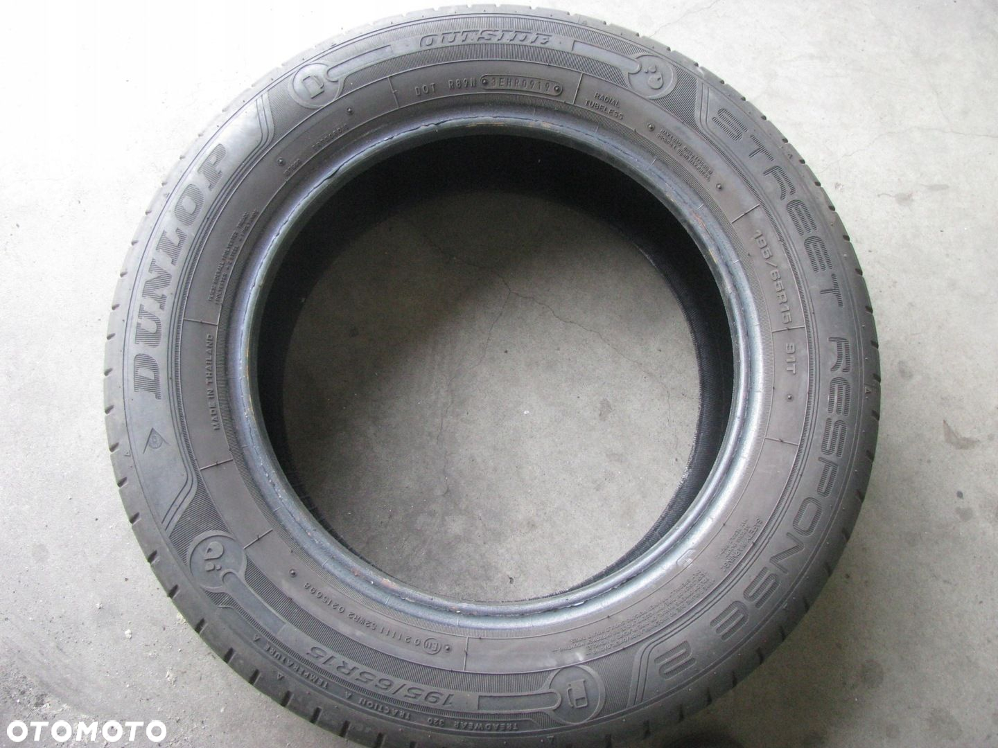 DUNLOP STREET RESPONSE 2 195/65R15 91T 6mm LETNIE 2szt - 3