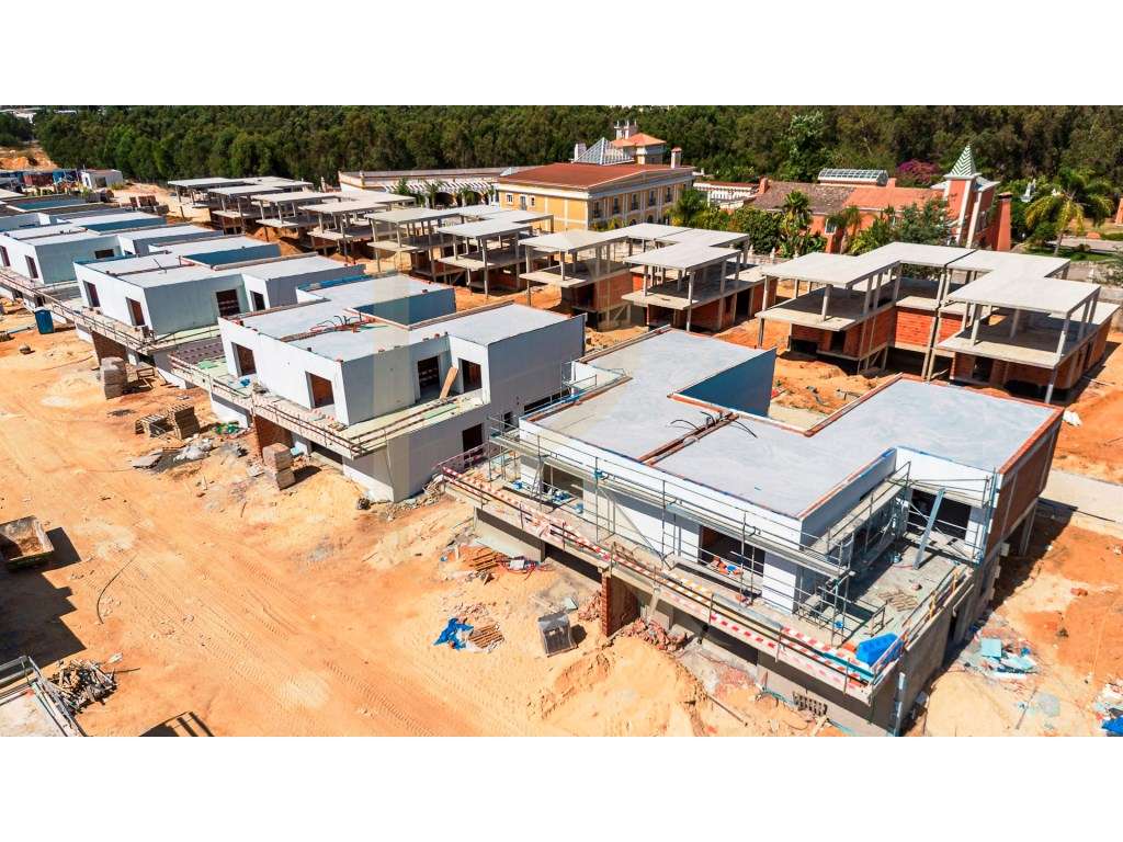 Moradia geminada T3 nova com garagem e piscina nos Foros de Amora -...-30