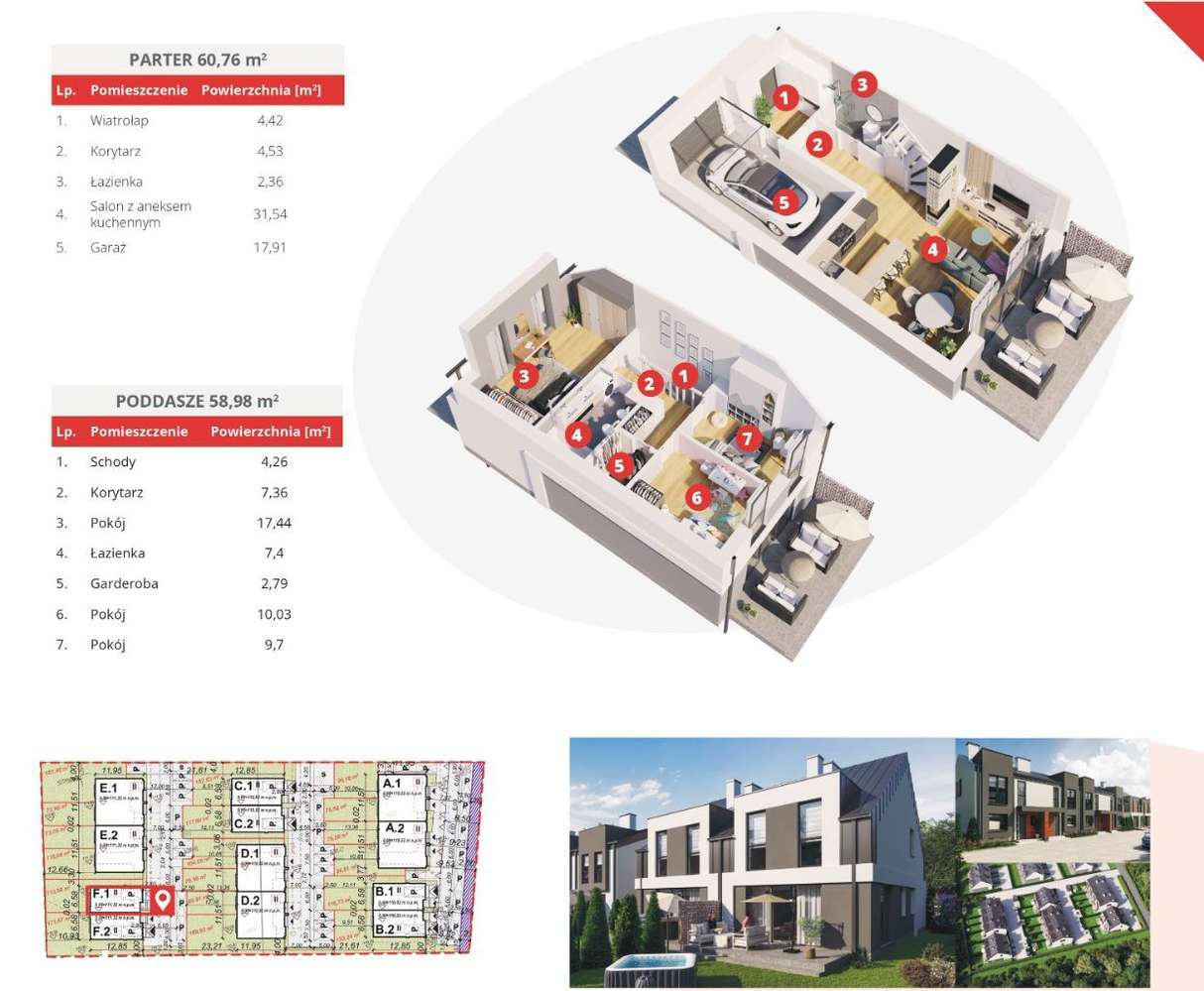 Najlepsza lokalizacja w Jankach! Bliźniaki z garażami, segmenty.-8