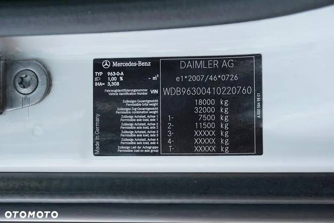 Mercedes-Benz ACTROS / 1830 ACC / E 6 / ZESTAW PRZEJAZDOWY 120 M3 / ŁAD. 15 000 KG - 11