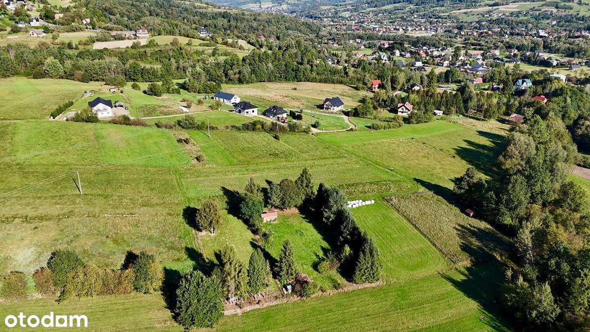Działka budowlana z widokiem na góry  Mszana Dolna - Pełny obrazek: 3/6